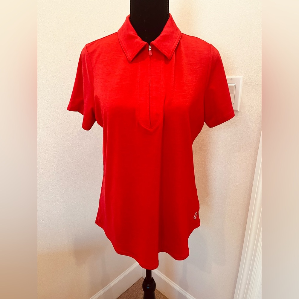 Jofit Red Golf Polo